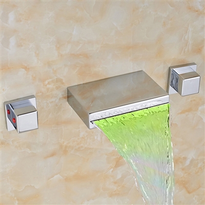 Wall Mount Waterfall Tub Faucet